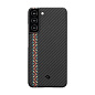 Клип-кейс (накладка) Pitaka Fusion Weaving MagEZ Case 2 для Samsung Galaxy S22 Plus кевлар (арамид), "рапсодия"