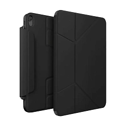 Чехол-книжка UNIQ Ryze для Apple iPad Air 11" (2024 / 2025 / 2026) искусственная кожа, чёрный