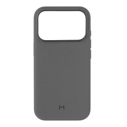 Клип-кейс (накладка) Magssory Eco Leather Case для Apple iPhone 17 Pro экокожа, микрофибра, серый