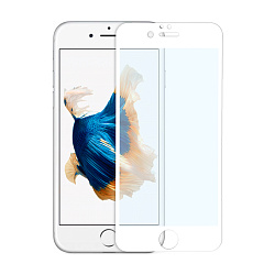 Защитное стекло Rofi 3D для Apple iPhone 6 / 6s, белая рамка