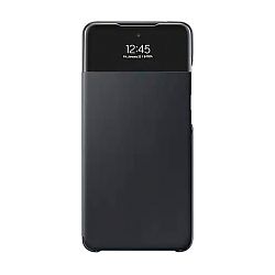 Чехол-книжка Samsung Smart S View Wallet Cover для Samsung Galaxy A52 полиуретан, поликарбонат, чёрный