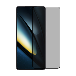 Защитное стекло 3D Premium для Xiaomi Poco F6 Pro, черная рамка