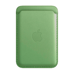 Кардхолдер Leather Wallet with Magsafe для Apple iPhone искусственная кожа, оливковый