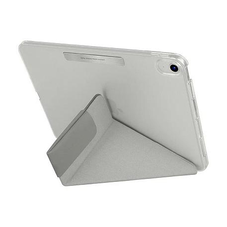 Чехол-книжка UNIQ Camden для Apple iPad 10.9" (2022) / Apple iPad 11 (2025) полиуретан, искусственная кожа, серый - 3