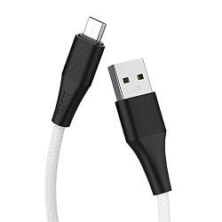 Дата-кабель Hoco X32 Micro 1 м, белый