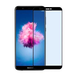 Защитное стекло 3D Premium для Huawei P Smart / Enjoy 7s, черная рамка