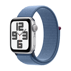 Умные часы Apple Watch SE (2023) 40mm GPS Silver Aluminum Case Winter Blue Sport Loop
