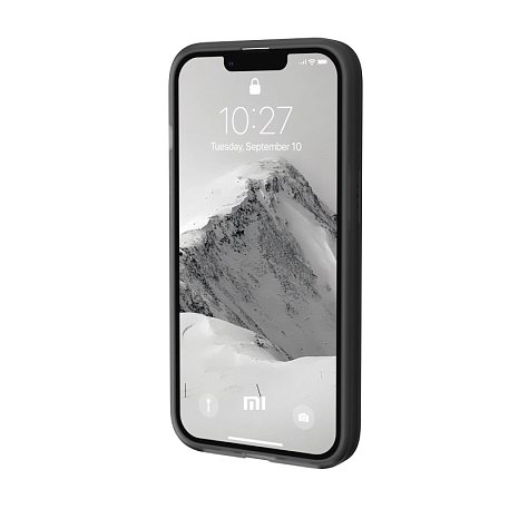 Клип-кейс (накладка) UAG Lucent Magsafe для Apple iPhone 13 Pro (Уценка) чёрный (удовлетворительное состояние, сильные царапины и потертости) - 3