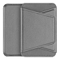 Кардхолдер Dux Ducis Neva Series Magnetic Wallet Stand для Apple iPhone искусственная кожа, серый