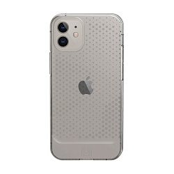 Клип-кейс (накладка) UAG Lucent для Apple iPhone 12 Pro Max силикон, прозрачный (Ice)