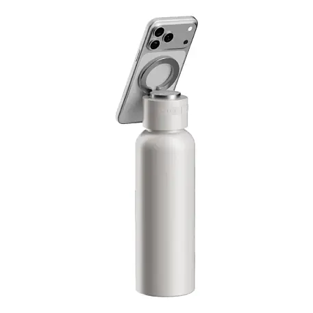 Бутылка для воды Momax 1-Vibe Bottle Magnetic Wireless Speaker Flask 3 in 1 (0.7 л) белый - 3