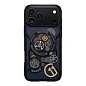 Клип-кейс (накладка) Spigen c11 Ultra Hybrid MagSafe для Apple iPhone 17 Pro Max полиуретан, поликарбонат, чёрный "Chronos"