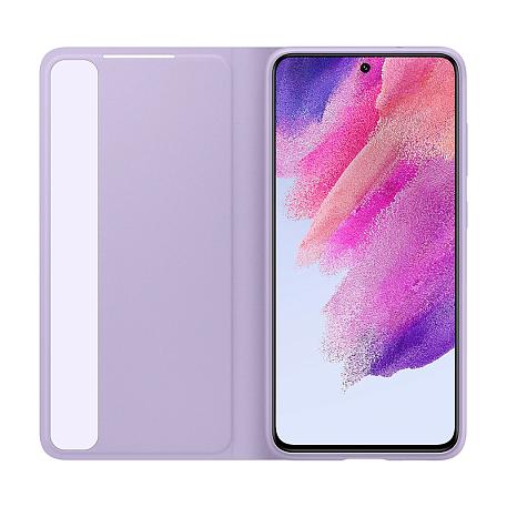 Чехол-книжка Samsung Smart Clear View Cover для Samsung Galaxy S21 FE полиуретан, поликарбонат, фиолетовый - 2