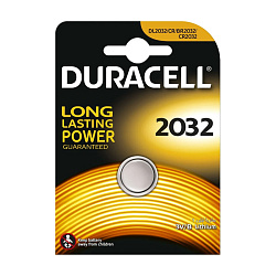 Батарейка Duracell Lithium DL CR 2032-1BL, 1шт