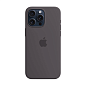 Клип-кейс (накладка) Silicone Case MagSafe для Apple iPhone 15 Pro (Уценка) серо-коричневый (хорошее состояние, царапины)