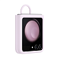 Клип-кейс (накладка) Samsung Silicone Case with Ring для Samsung Galaxy Z Flip 5 силикон, лавандовый - 2