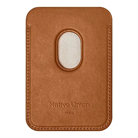 Кардхолдер Native Union (Re) Classic Wallet для Apple iPhone поликарбонат, древесная целюлоза, коричневый - 2