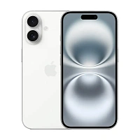 Смартфон Apple iPhone 16 128 ГБ белый (1sim + eSim)