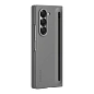 Клип-кейс (накладка) Samsung S Pen Case для Samsung Galaxy Z Fold 6 полиуретан, поликарбонат, серый - 3