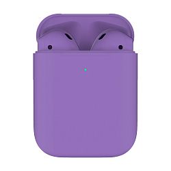 Беспроводные наушники Apple AirPods 2 с зарядным футляром фиолетовый матовый (полная покраска) (MV7N2)