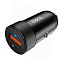 Автомобильное зарядное устройство Hoco Z32 18 Вт, чёрный - 1