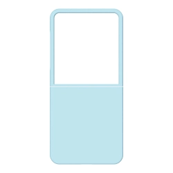 Клип-кейс (накладка) uBear Touch Mag Case для Samsung Galaxy Z Flip 8 поликарбонат, силикон, голубой