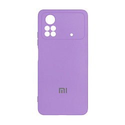 Клип-кейс (накладка) для Xiaomi Poco X4 Pro силикон, лавандовый