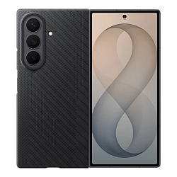 Клип-кейс (накладка) Samsung Carbon Magnet Case для Samsung Galaxy Z Fold8 Ultra арамидное волкно, алюминий, поликарбонат, чёрный