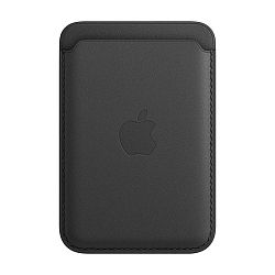 Кардхолдер Apple Leather Wallet with Magsafe для Apple iPhone кожа, Black