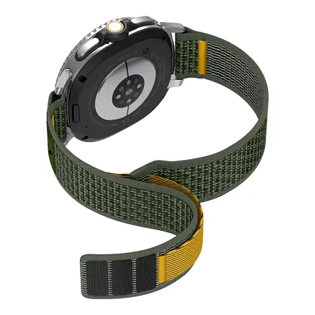 Ремешок Spigen Athlex Air для Samsung Galaxy Watch 8/8 Classic текстиль, нейлон зелёный - 2