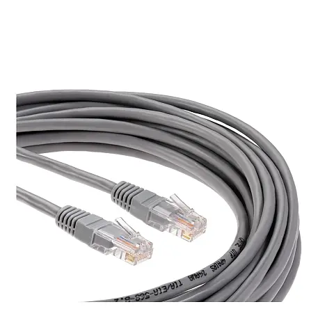 Патч-корд Telecom 5e RJ45 - RJ45 5 м, серый - 3