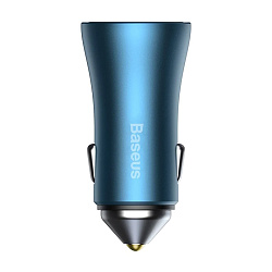 Автомобильное зарядное устройство Baseus Golden Contactor Pro U+С 40 Вт тёмно-синий