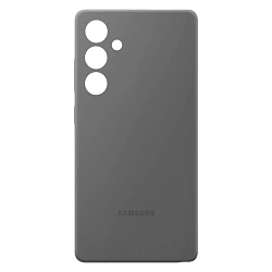 Клип-кейс (накладка) для Samsung Galaxy A25 пластик, силикон, серый