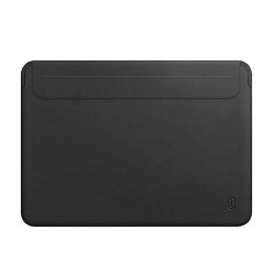 Чехол WIWU Skin Pro 2 Leather Sleeve для Apple MacBook Air 15" (2023) полиуретан, кожа, чёрный