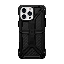 Клип-кейс (накладка) UAG Monarch для Apple iPhone 14 Pro Max поликарбонат, карбон, чёрный