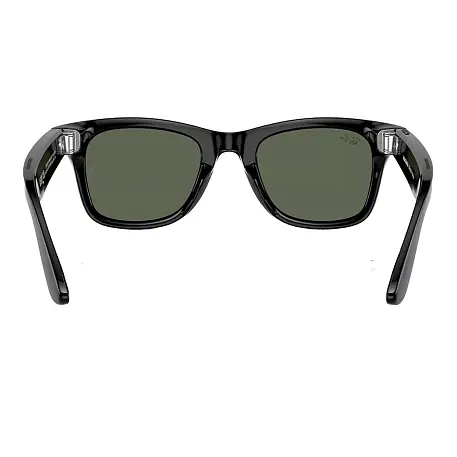 Умные очки Ray-Ban Wayfarer Shiny Black, G15 Green, (50-22-150mm) - 4