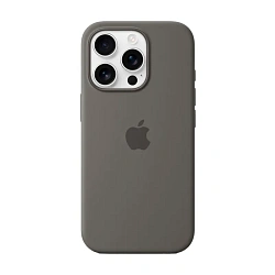 Клип-кейс (накладка) Silicone Case для Apple iPhone 16 Pro Max силикон, титановый