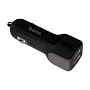 Автомобильное зарядное устройство + кабель Micro Hoco Z23 12 Вт, чёрный - 1