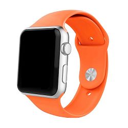 Спортивный ремешок для Apple Watch 38 / 40 / 41 / 42mm фторэластомер оранжевый