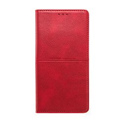 Чехол-книжка Premium Rich Boss для Xiaomi Poco F3 искусственная кожа, красный