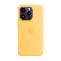 Клип-кейс (накладка) Apple Silicone Case MagSafe для Apple iPhone 14 Pro силикон, Sunglow