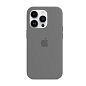 Клип-кейс (накладка) Silicone Case для Apple iPhone 14 Pro силикон, серый