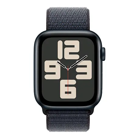 Умные часы Apple Watch SE (2024) 44mm GPS Midnight Aluminium Case Ink Sport Loop One Size - 2