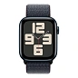 Умные часы Apple Watch SE (2024) 44mm GPS Midnight Aluminium Case Ink Sport Loop One Size - 2