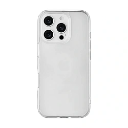 Клип-кейс (накладка) uBear Real Case для Apple iPhone 16 Pro поликарбонат, термополиуретан, прозрачный
