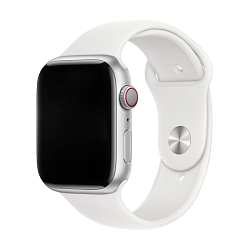 Ремешок Apple Sport Band для Apple Watch 38 / 40 / 41 / 42mm фторэластомер White