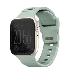 Спортивный ремешок UNIQ Stride для Apple Watch 38 / 40 / 41 / 42mm каучук бледно-зелёный