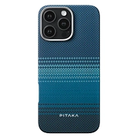 Клип-кейс (накладка) Pitaka Military-Grade Protective Case для Apple iPhone 16 Pro кевлар (арамид), 