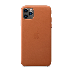 Клип-кейс (накладка) Apple Leather Case для Apple iPhone 11 Pro Max кожа, Saddle Brown