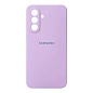 Клип-кейс (накладка) Silicone cover закрытый для Samsung Galaxy A57 силикон, лавандовый